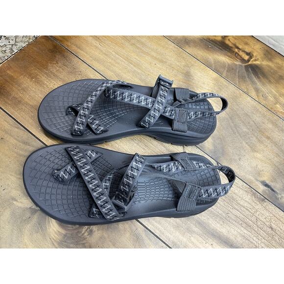 Chaco Mens Sandals Z/Volv 2 Adjustable Hiking Gorp Toe Loop Size 13 Enfold Gray main image 5